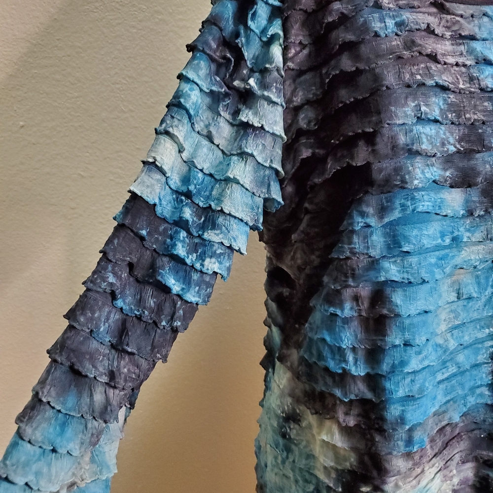 NOTATIONS RUFFLED  blouse - Picture 4 of 8